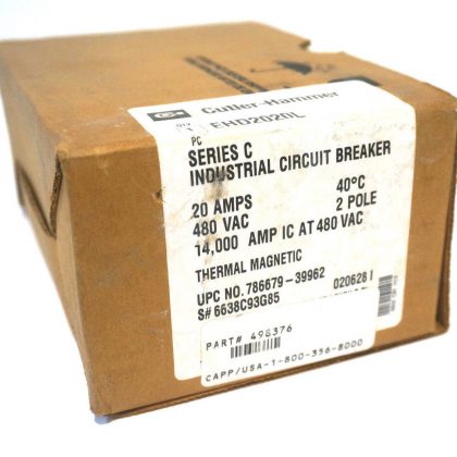 NEW CUTLER HAMMER EHD2020L CIRCUIT BREAKER SER.C EHD2020L