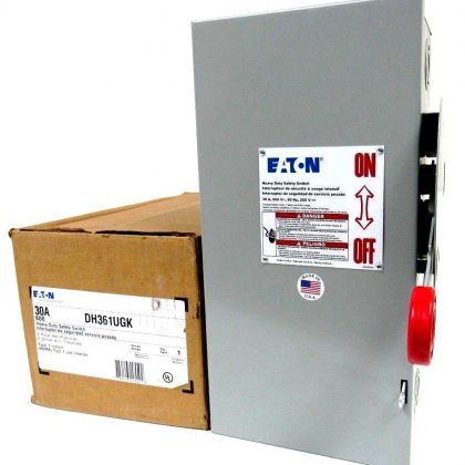 NEW EATON DH361UGK SAFETY SWITCH 30A 600V