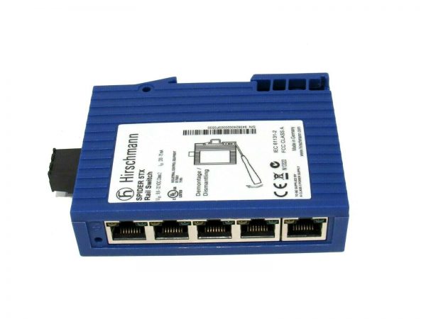 NEW HIRSCHMANN SPIDER 5TX RAIL SWITCH SPIDER5TX - Image 3