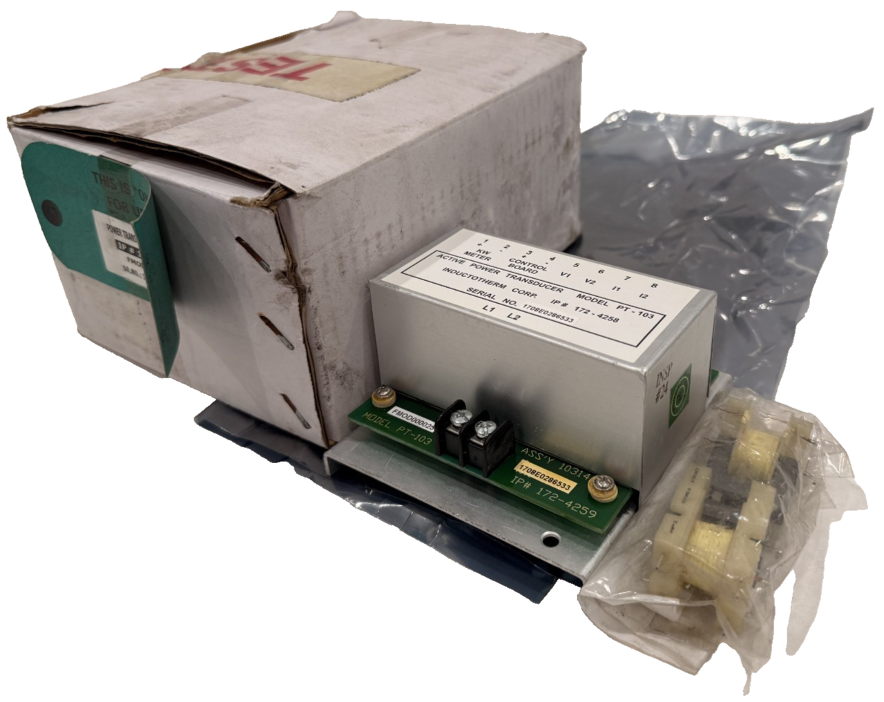 NEW INDUCTOTHERM PT-103 ACTIVE POWER TRANSDUCER IP# 172-4258 PT103