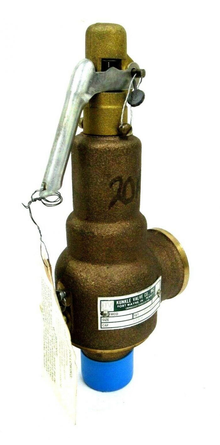 NEW KUNKLE 6010-F01 VALVE RELIEF VALVE 20PSIG SIZE 1 6010F01