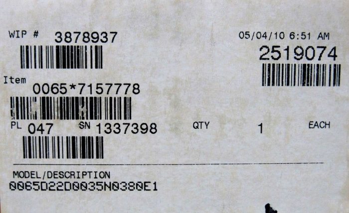 NEW ROSEMOUNT 65D22D0035N0380E1 TRANSMITTER 0065D22D0035N0380E1 0065-7157778 - Image 7
