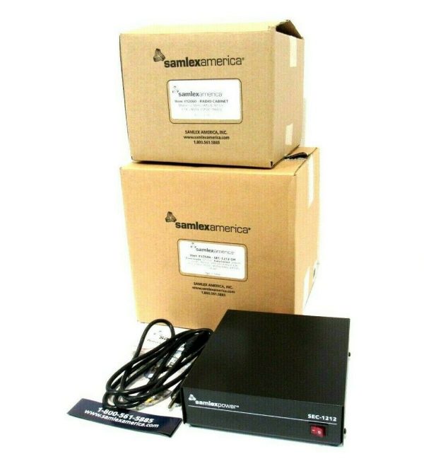 NEW SAMLEX AMERICA 13504 SEC-1212-SM POWER SUPPLY W/ 12060 COVER SEC1212S