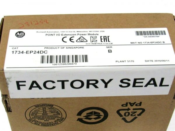 NEW SEALED ALLEN BRADLEY 1734-EP24DC I/O EXTENSION POWER MODULE SER.B 1734EP24DC - Image 3