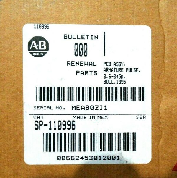 NEW SEALED ALLEN BRADLEY SP-110996 ARMATURE PULSE PC BOARD SP110996 - Image 3