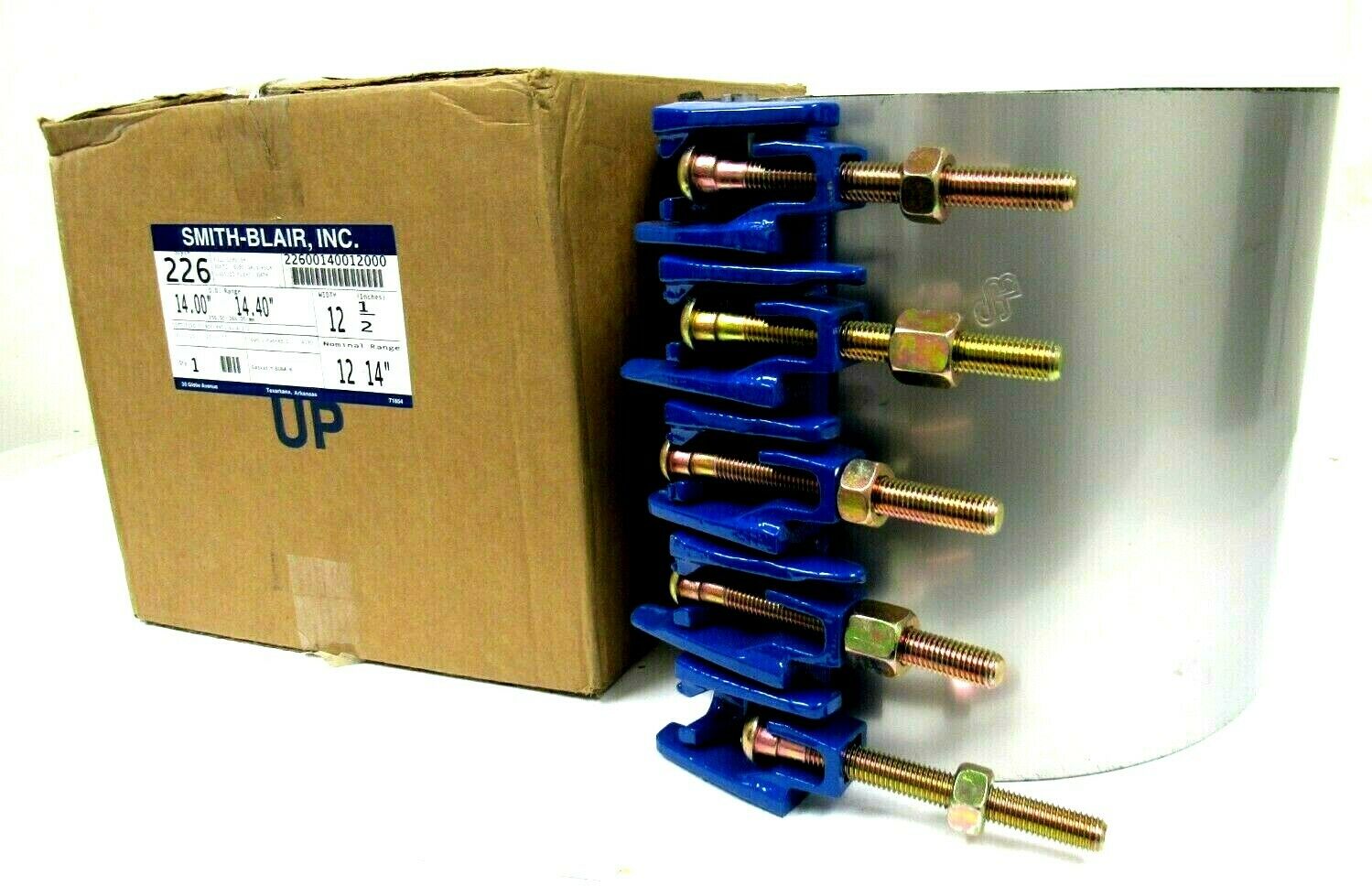 NEW SMITH BLAIR 226 COUPLING CLAMP 22600140012000 O.D. RANGE 1414.40