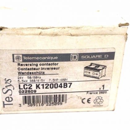 NEW TELEMECANIQUE LC2-K12004B7 REVERSING CONTACTOR LC2K12004B7