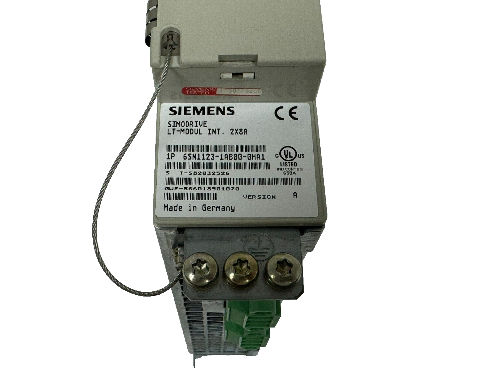 SIEMENS 6SN1123-1AB00-0HA1 SIMODRIVE 611 POWER MODULE REFURBISHED - Image 4