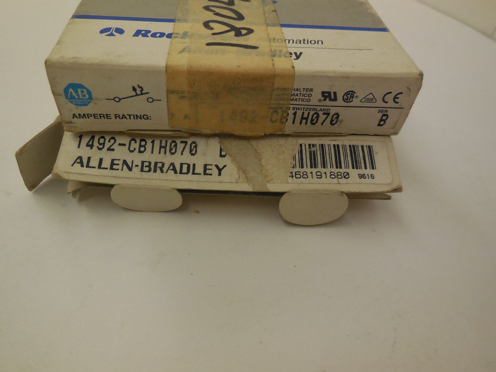 2 NEW ALLEN BRADLEY 1492-CB1H070 CIRCUIT BREAKER 1492CB1H070