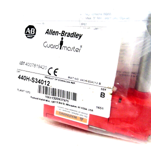ALLEN BRADLEY 440H-S34012 SAFETY SWITCH SER. B 440HS34012  NEW, SURPLUS
