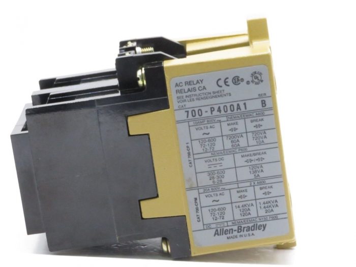 NEW ALLEN BRADLEY 700-P400A1 CONTROL RELAY SERIES B 700P400A1 - Image 3