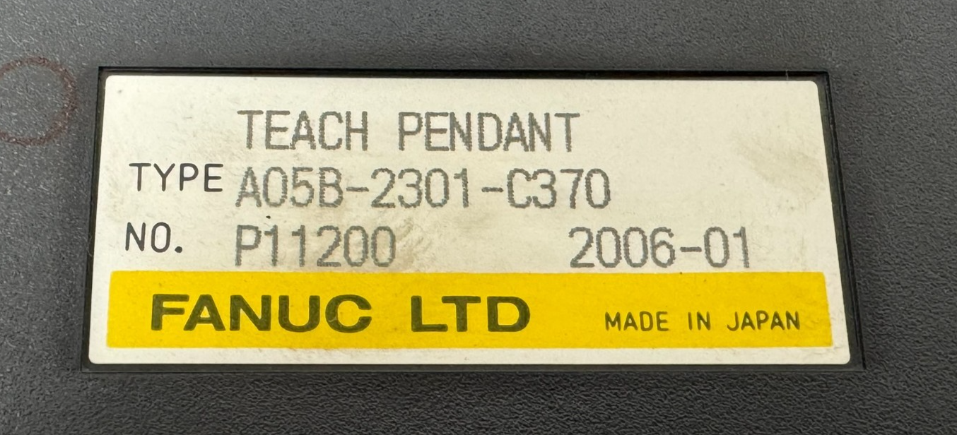NEW FANUC A05B-2301-C370 TEACH PENDANT RJ RJ2 RJ3 A05B2301C370 - SB ...