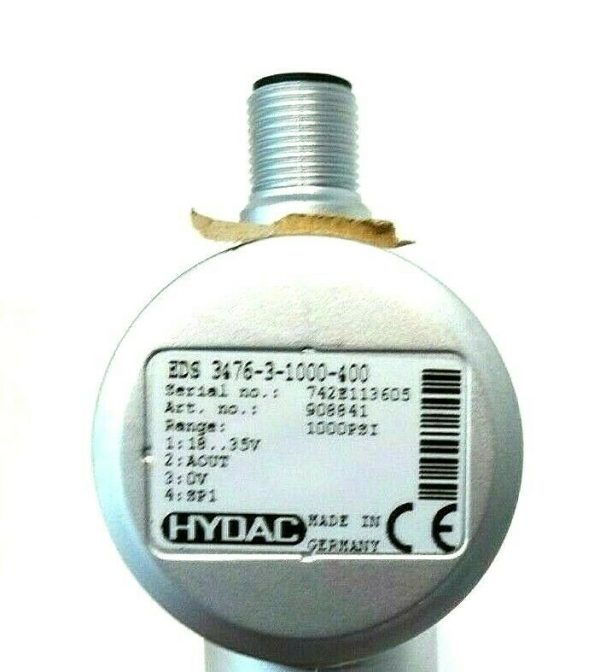 NEW HYDAC EDS 3476-3-1000-400 ELECTRONIC PRESSURE SWITCH 908841 - Image 3