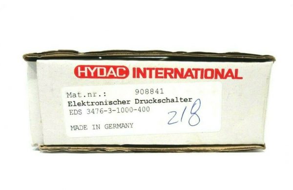 NEW HYDAC EDS 3476-3-1000-400 ELECTRONIC PRESSURE SWITCH 908841 - Image 4