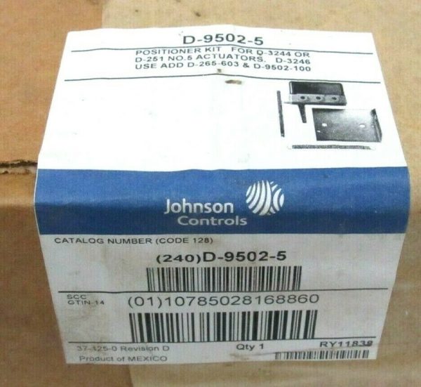 NEW SEALED JOHNSON CONTROLS D-9502-5 POSITIONER KIT D95025 - Image 3