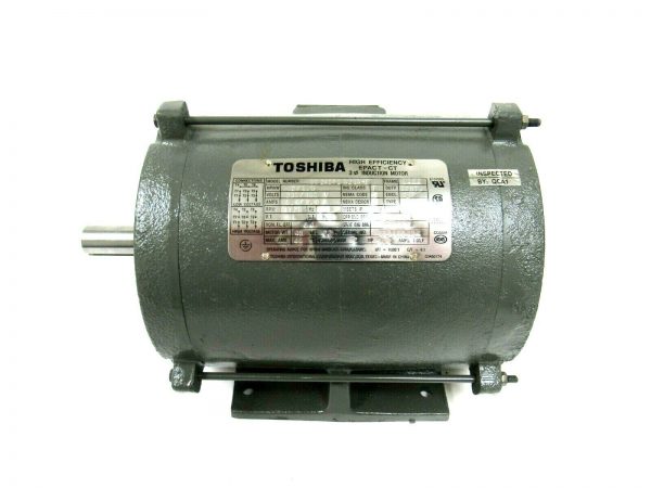 NEW TOSHIBA 0024DPSA21A-P ELECTRIC MOTOR 2HP 208-230/460 RPM 1800 0024DPSA21AP - Image 3