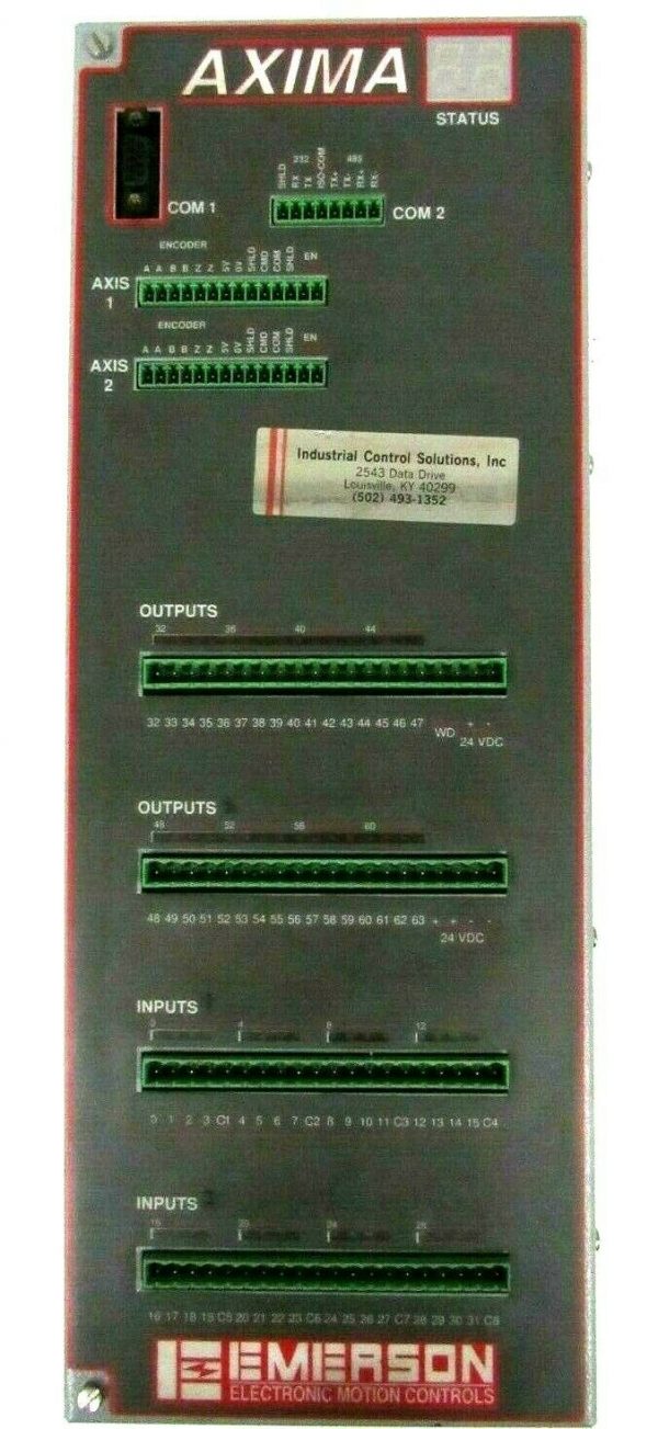 REFURBISHED EMERSON AXIMA-02-00 SERVO CONTROLLER 960169-02 AXIMA0200 - Image 3