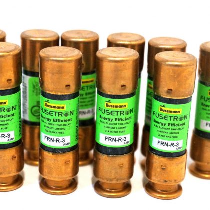 10 NEW BUSSMANN FUSETRON FRN-R-3 FUSES FRNR3
