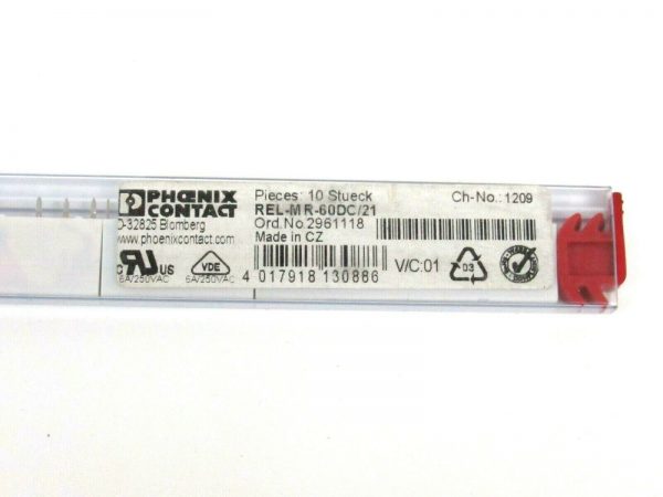 10 NEW PHOENIX CONTACT REL-MR-60DC/21 RELAYS RELMR60DC21 - Image 4