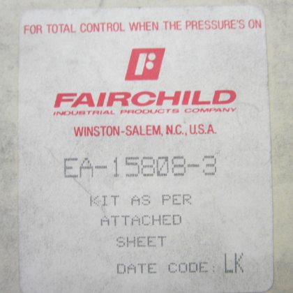 2 NEW FAIRCHILD EA-15808-3 REPAIR KIT EA158083