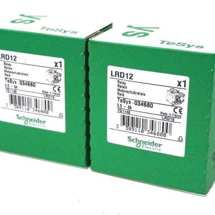 2 NEW TELEMECANIQUE LRD12 OVERLOAD RELAYS