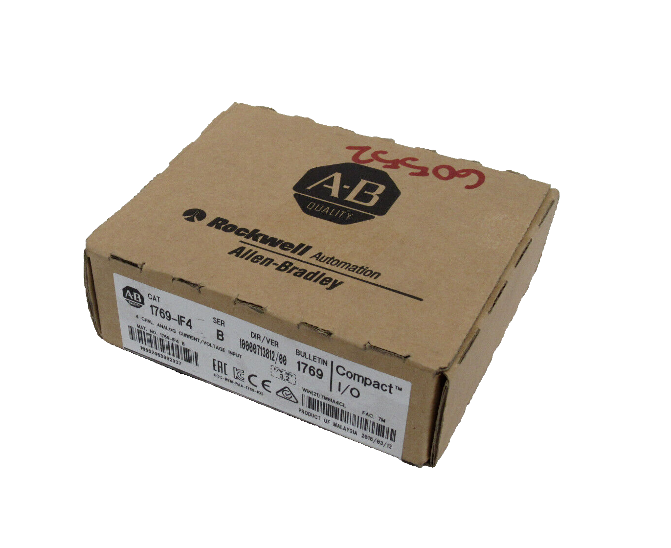 ALLEN BRADLEY 1769-IF4 I/O MODULE SER.B 1769IF4 NEW SEALED SURPLUS