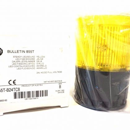 NEW ALLEN BRADLEY 855T-B24TC8 TOWER STACK LIGHT SER.A 855TB24TC8