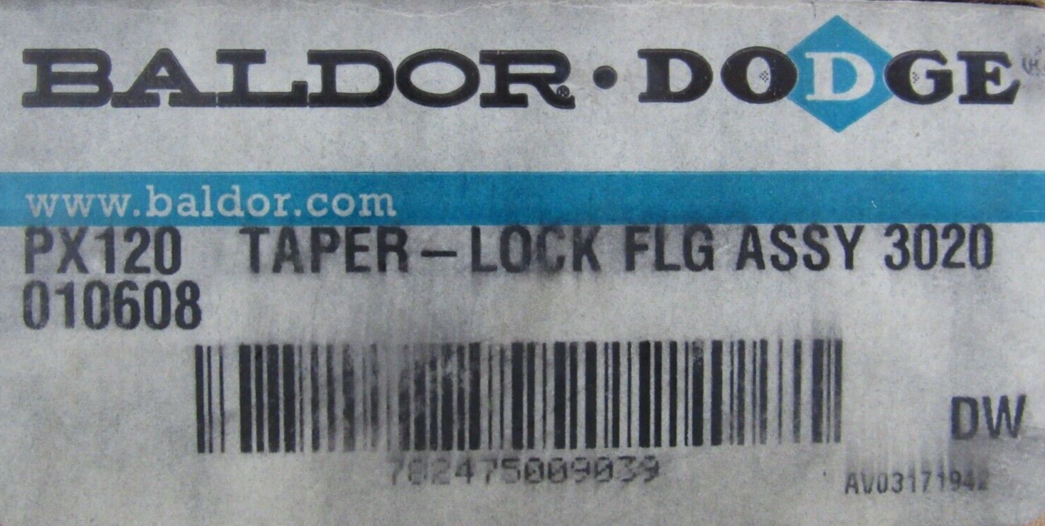 NEW DODGE 010608 TAPER-LOCK FLANGE ASSEMBLY 3020 PX120 PARA-FLEX - Image 4