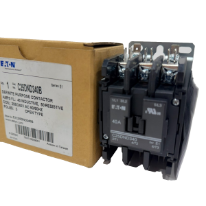 NEW EATON C25DND340B DEFINITE PURPOSE CONTACTOR 208/240V AC 50/60HZ C25DND340