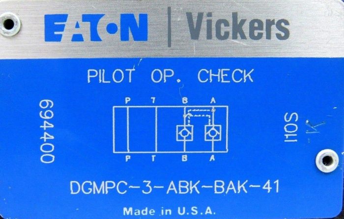 NEW EATON DGMPC-3-ABK-BAK-41 VALVE 694400 DGMPC3ABKBAK41 - Image 4