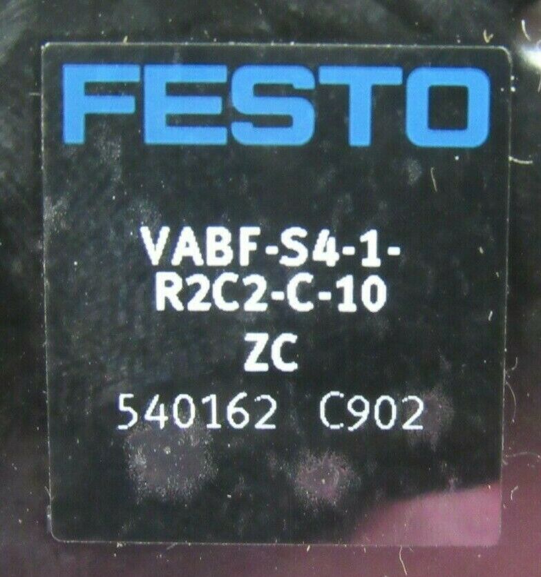 NEW FESTO 540162 REGULATOR PLATE VABF-S4-1-R2C2-C-10 - SB Industrial ...