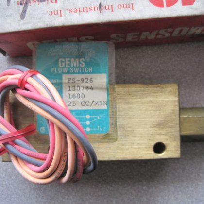 NEW GEMS 130784 FLOW SWITCH