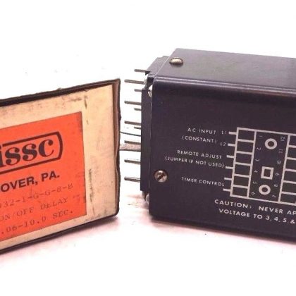 NEW ISSC 1032-1-G-G-8-B SOLID STATE TIMER 10321GG8B