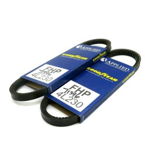 NEW LOT OF 2 GOODYEAR FHP 4L230 DRIVE BELT