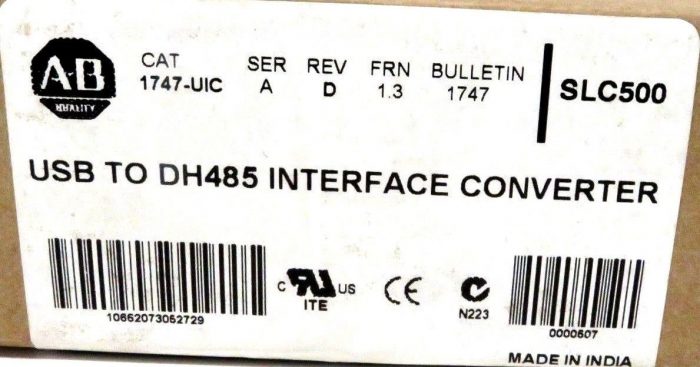 NEW SEALED ALLEN BRADLEY 1747-UIC INTERFACE CONVERTER SER.A 1747UIC - Image 4