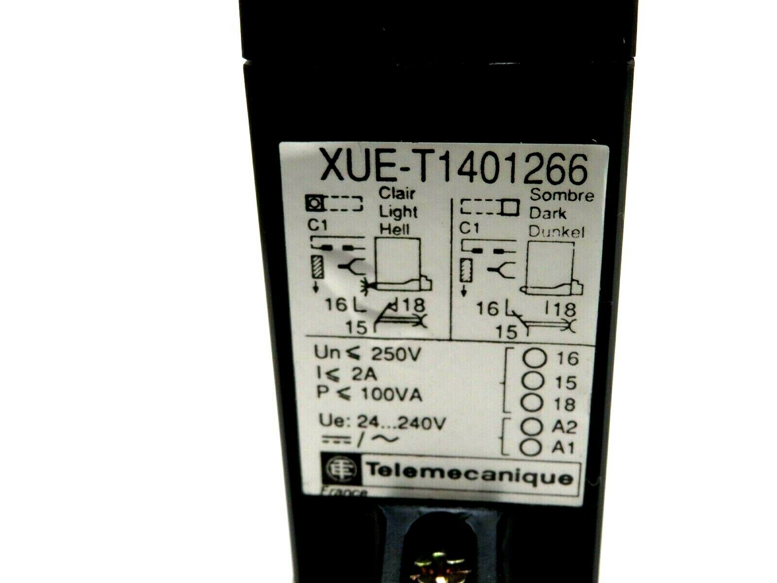 XUX9ARCNT16 TELEMECANIQUE SENSORS - Sensor: fotoeléctrico | Alcance: 0