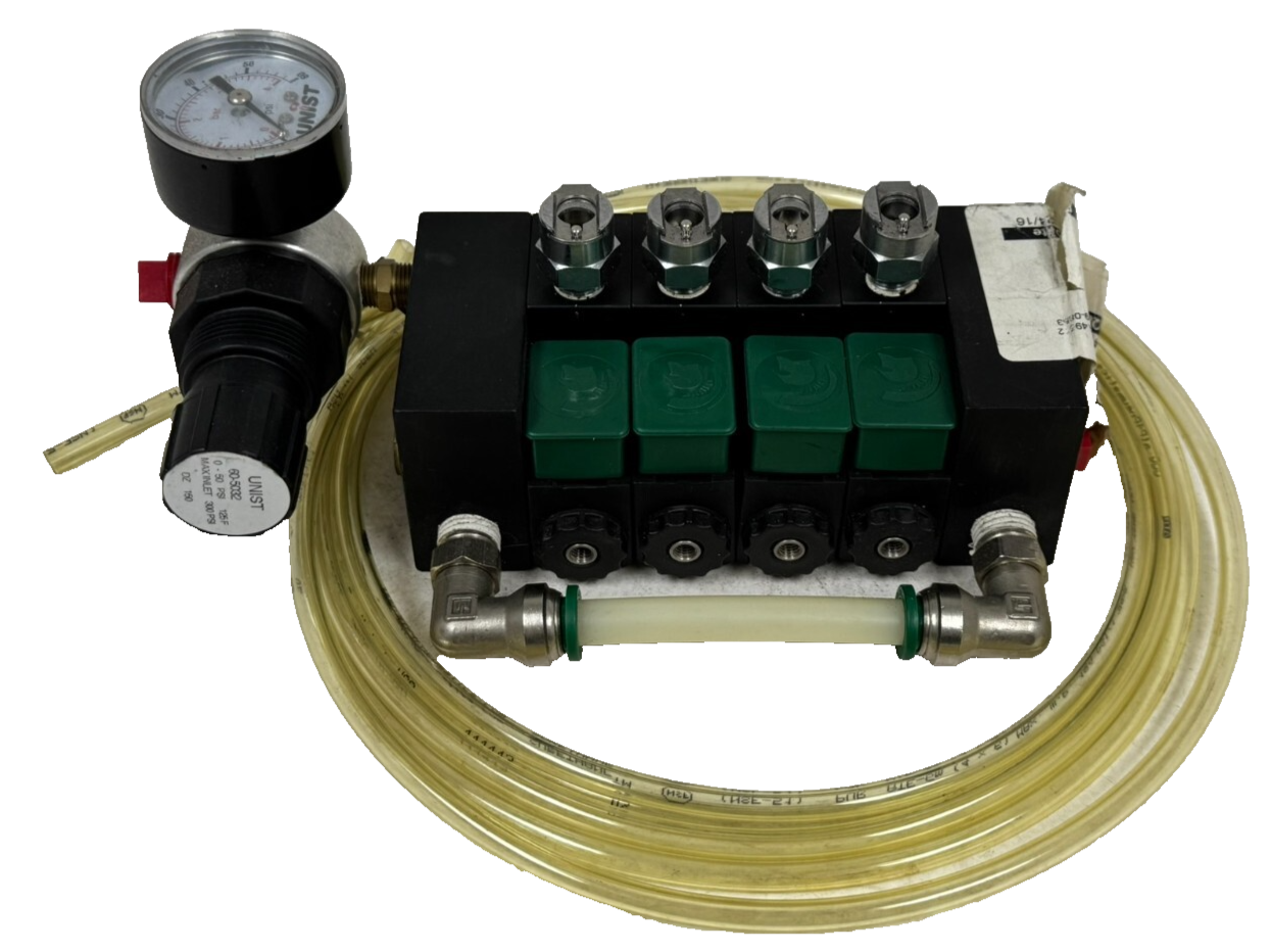NEW UNIST 4260-04-24D AIR ATOMIZED VALVE STACK 24VDC - SB Industrial ...