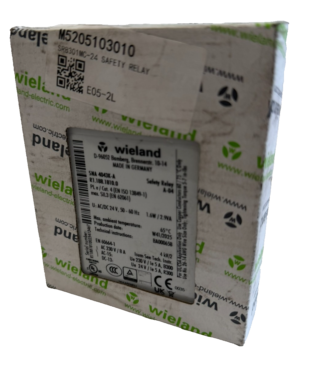 NEW WIELAND R1.188.1810.0 SAFETY RELAY R118818100