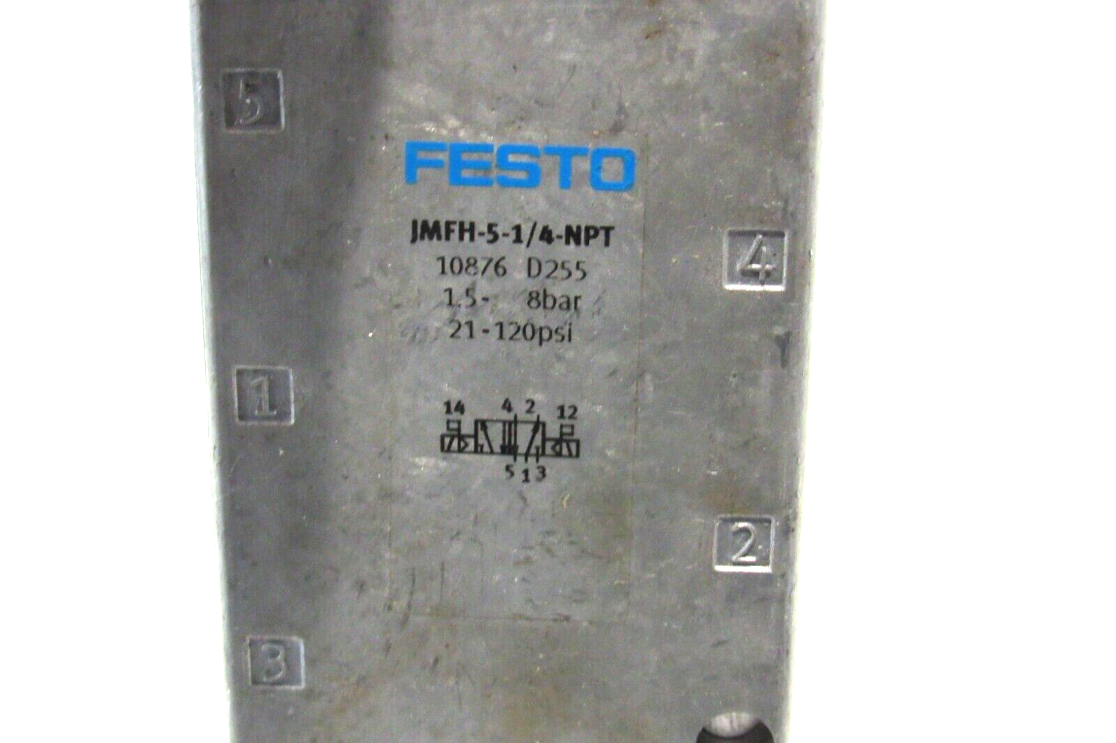 USED FESTO JMFH-5-1/4-NPT SOLENOID VALVE JMFH514NPT - Image 4