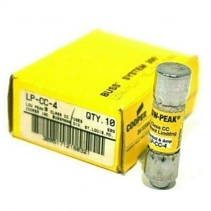10 NEW BUSSMANN LP-CC-4 FUSES LPCC4
