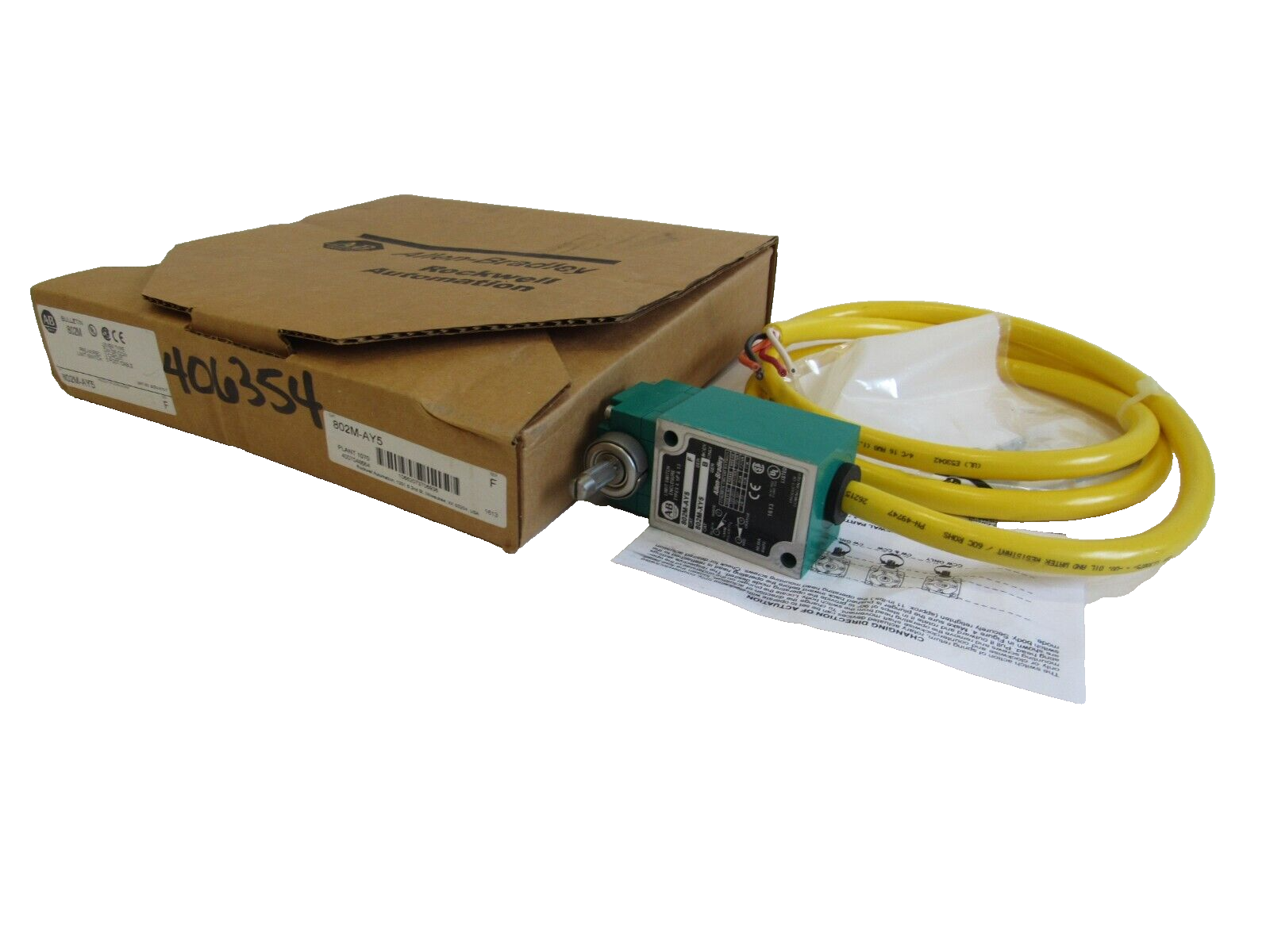 ALLEN BRADLEY 802M-AY5 LIMIT SWITCH SER.F 802MAY5 NEW , SURPLUS