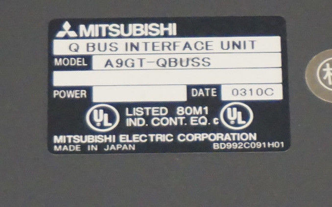 MITSUBISHI A985GOT-TBA-V GRAPHIC OPERATION TERMINAL TOUCH SCREEN