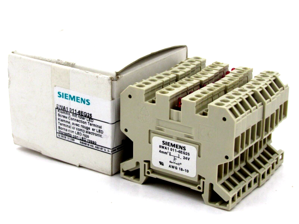 SIEMENS 8WA1011-1SF12 - Lotto Da 10 Pezzi, NSMP, Componenti Elettrici Industriali