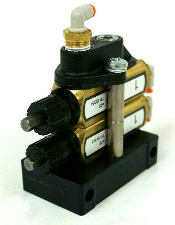 NEW ACCU-LUBE 472 TB-SO34 2 STACK BRASS PUMP ASSEMBLY TBSO34 - Image 4
