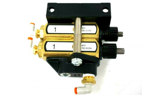 NEW ACCU-LUBE 472 TB-SO34 2 STACK BRASS PUMP ASSEMBLY TBSO34 - Image 5