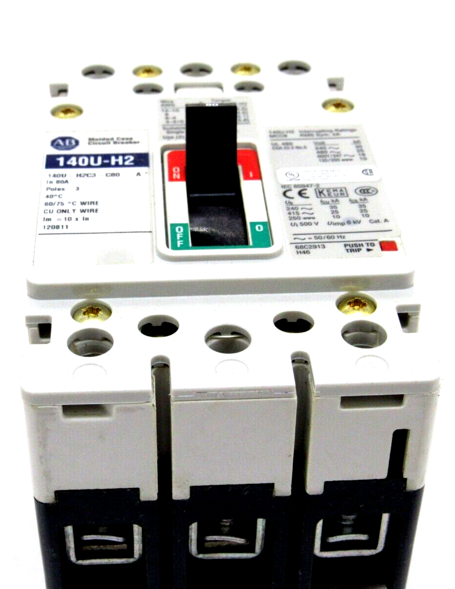 NEW ALLEN BRADLEY 140U-H2C3-C80 CIRCUIT BREAKER SERIES A 140UH2C3C80 - Image 4