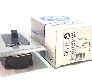 NEW ALLEN BRADLEY 600-TQX5 MANUAL MOTOR STARTER SER.B 600TQX5