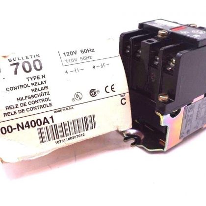 NEW ALLEN BRADLEY 700-N400A1 CONTROL RELAY SER.C 700N400A1