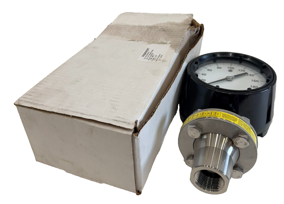 NEW ASHCROFT 45-1279SS04L 4.5" PRESSURE GAUGE 451279SS04L