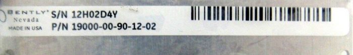 NEW BENTLY NEVADA 19000-00-90-12-02 PROXIMITY VIBRATION PROBE 1900000901202 - Image 4